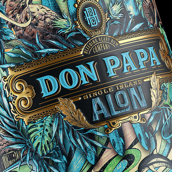 Don Papa Alon packaging